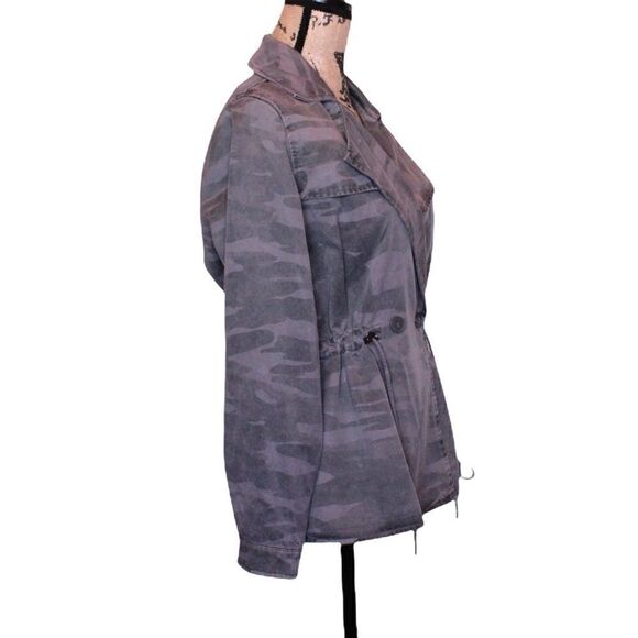 LUCKY BRAND Anorak Utility Jacket in Camo Print Size Medium - Picture 3 of 8